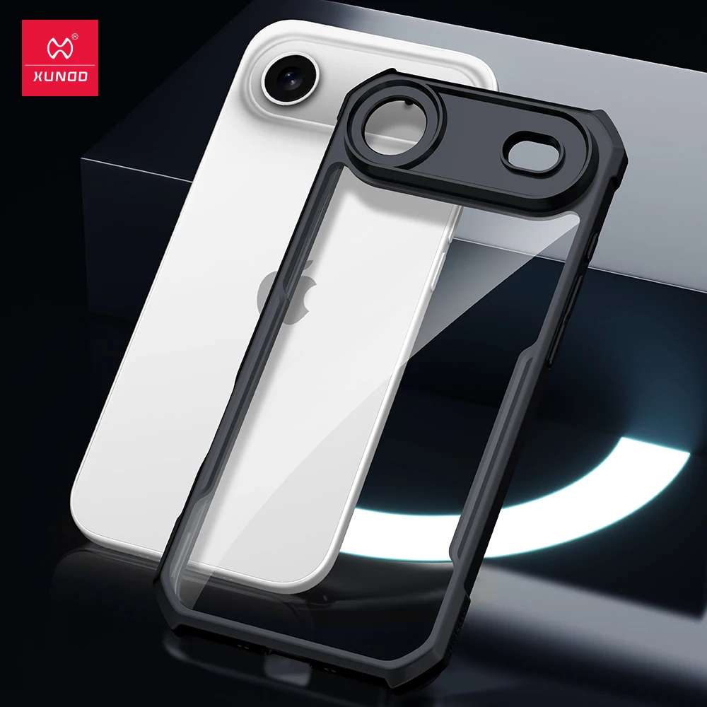 Etui Xundd do iPhone'a Air, Etui do iPhone'a 17 Pro / 17 Pro Max, Odporne na wstrząsy, Odporny na żółknięcie akryl i TPU tylna obudowa