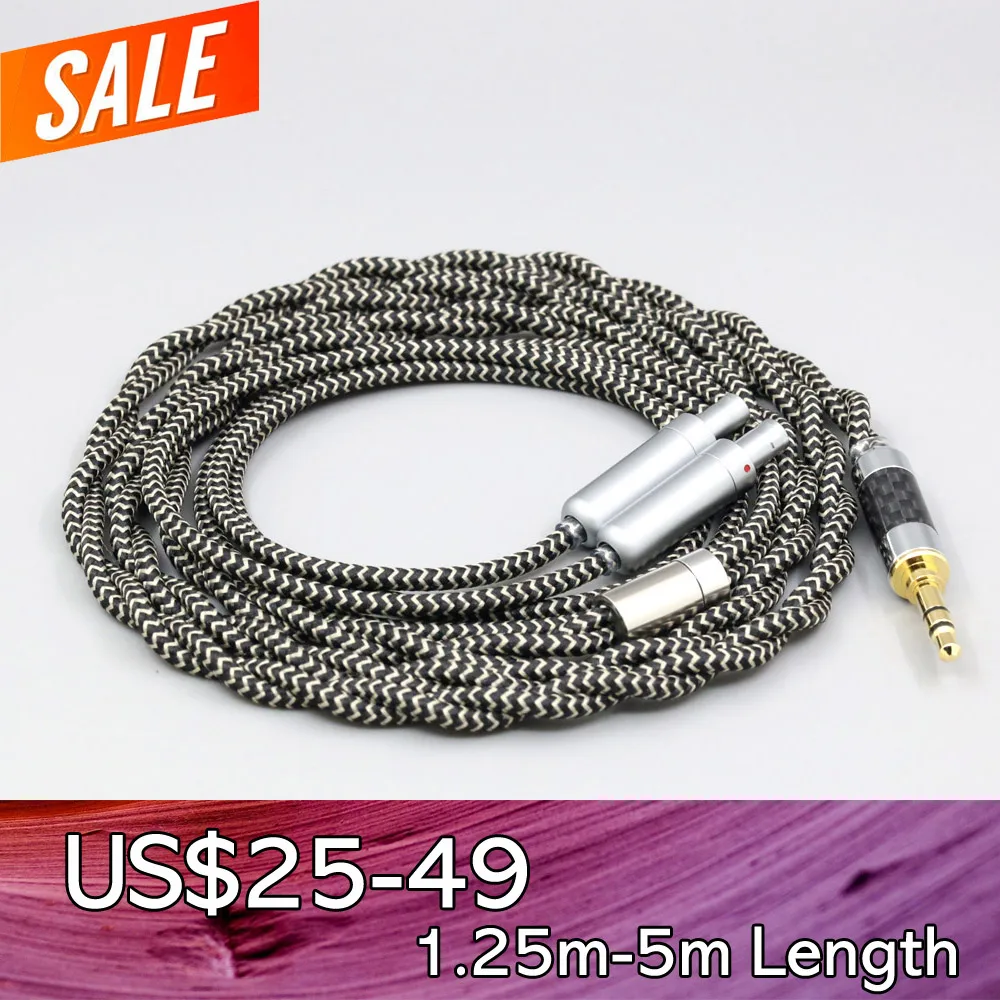 

2 Core 2.8mm Litz OFC Earphone Shield Braided Sleeve Cable For Sennheiser HD800 HD800s HD820s HD820 Dharma D1000 LN008062