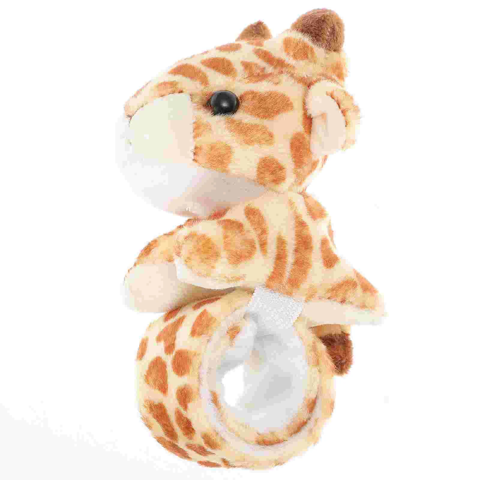 

Elastic Slap Bracelet Baby Plush Figure Toys Animals Pp Party Favors