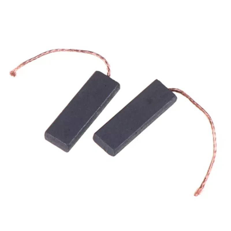 2pcs Black Carbon Brush Motor for Washing Machine with 70mm Length Lead 5x13.5x40mm Size Motor Brush