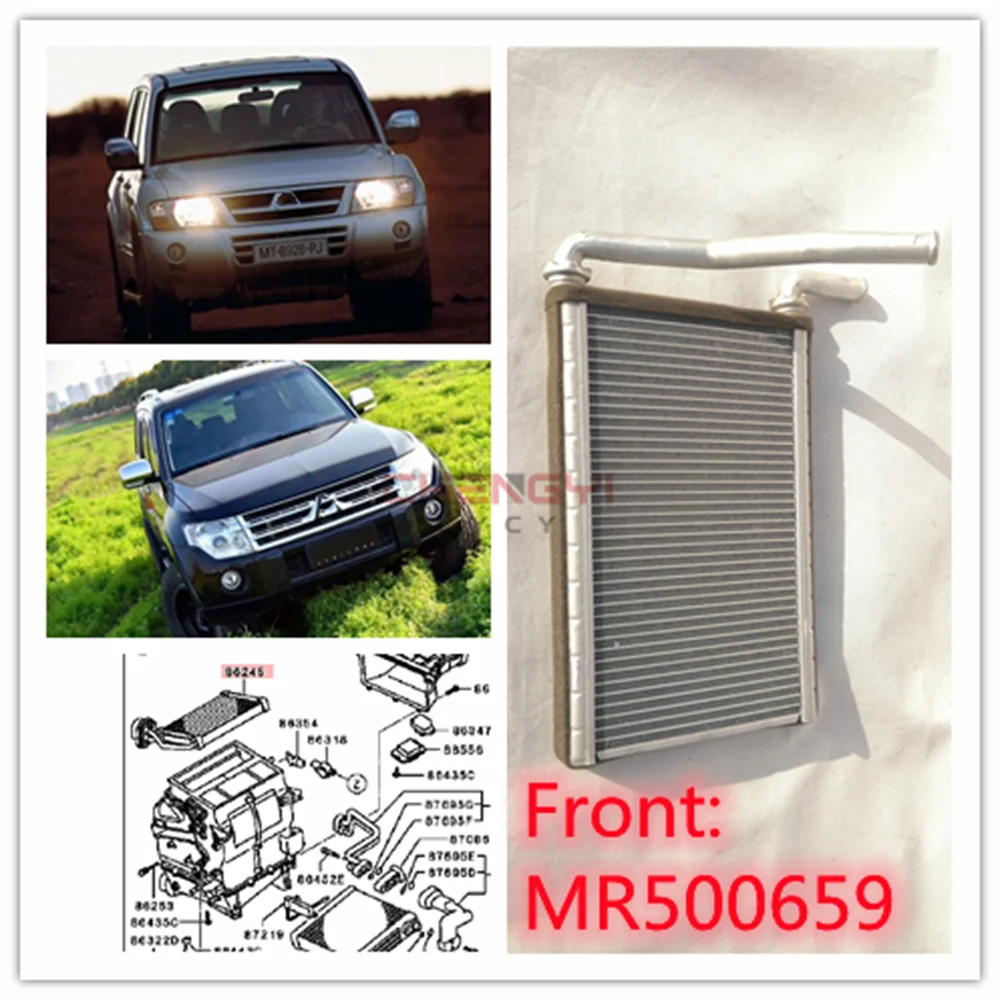 Front Heating Water Tank After Heater Core Radiator Warm Air Water Tank For Pajero Montero V73W V77W V93W V97W MR500659 MR500698