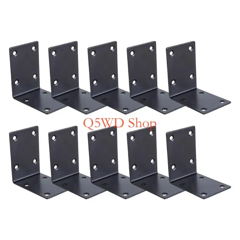 

Q5WD Steel L Brackets Large 90 Degree Corner Brackets for Wood Furniture Reinforcement