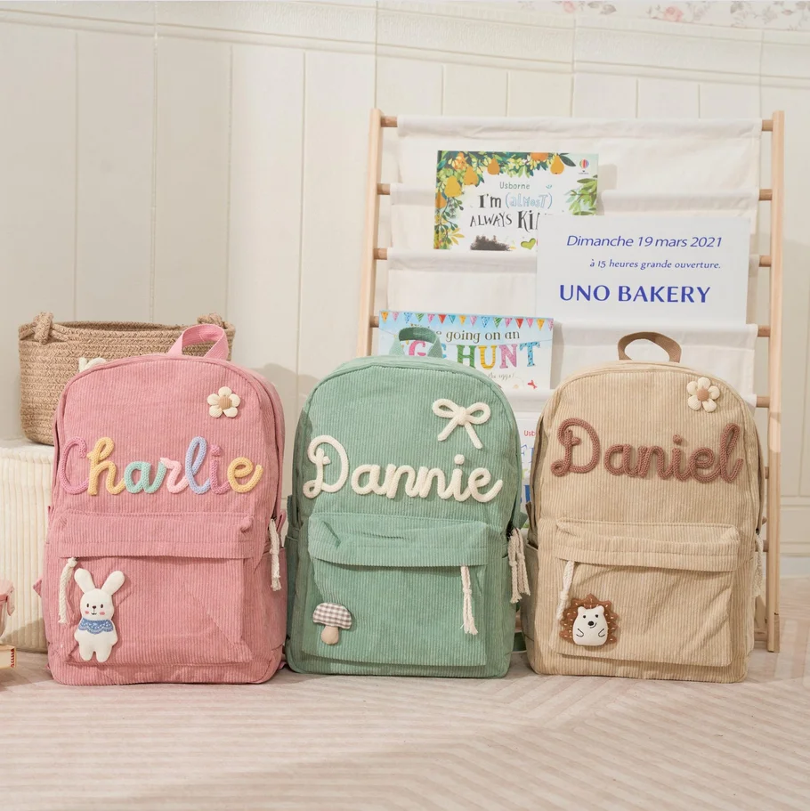 

Детский рюкзак на заказ с именем, школьная сумка для девочек, сумка для книг для малышей, школьная сумка для детей, детский рюкзак, детский рюкзак