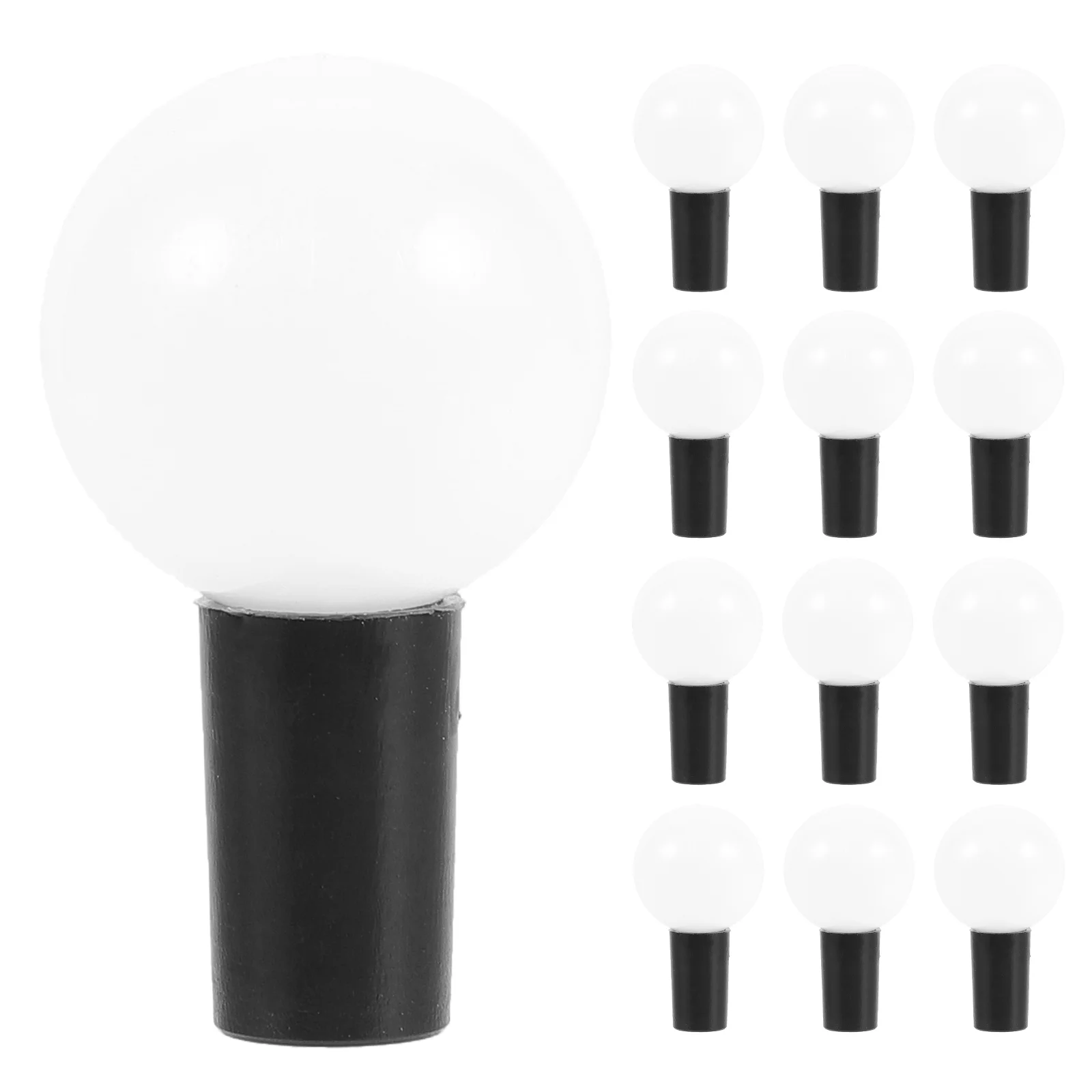 

100 Pcs Lamp Shade Replacement Globe Lampshade LED Ball Light Covers Proof Plug-in Abs Bulbs Lightbulb