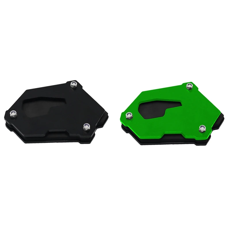 Motorcycle Kickstand Foot Side Stand Extension Pad Support Plate For Kawasaki KLR 650 KLR650 2021 2022