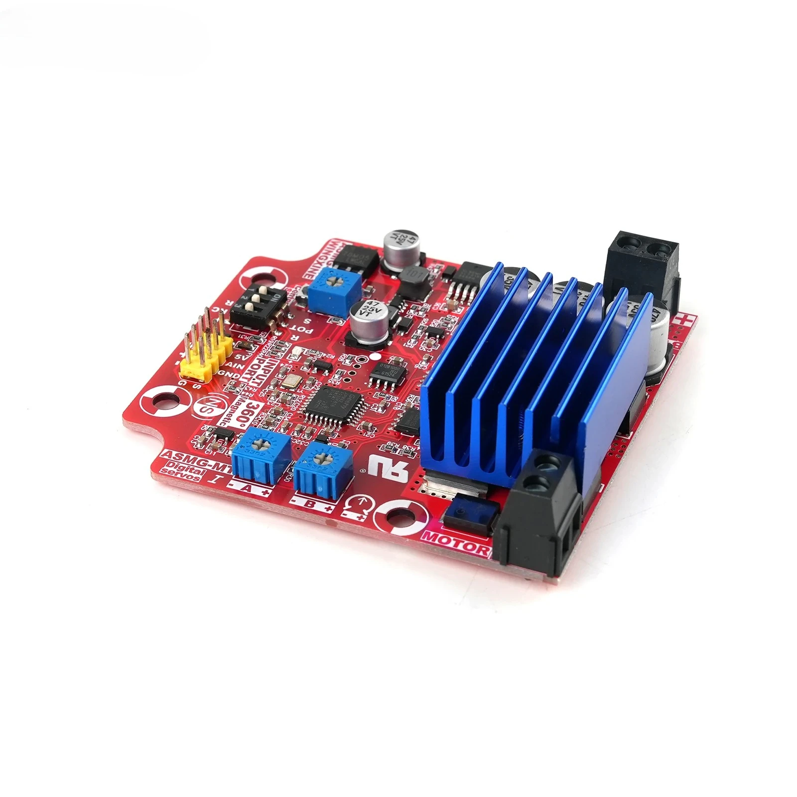 Carte de commande PCB pour 500kg ASMG-MTB, encodage magnétique, couple élevé à 360 degrés, Servo numérique DC 12-24V, grand manipulateur robotique