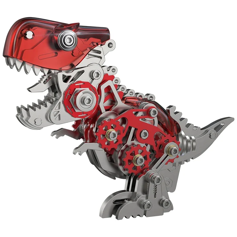 

DIY 3D Puzzle dinosaur Metal Model Assembly Kit Mechanical animals Jigsaw for Adults Kids Toy ornaments