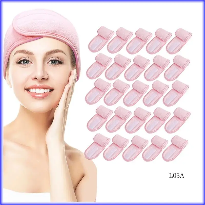 

RM-30 Pack повязка на голову для спа-салона, повязка для волос для косметолога для женщин, регулируемое эластичное полотенце для макияжа, спортивного душа