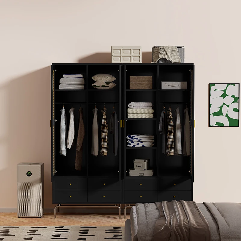 Apartment Nordic Wardrobes Living Room Mobile Free Shipping Clothes Display Cabinets Organizer Wooden Guarda Roupa Furnitures