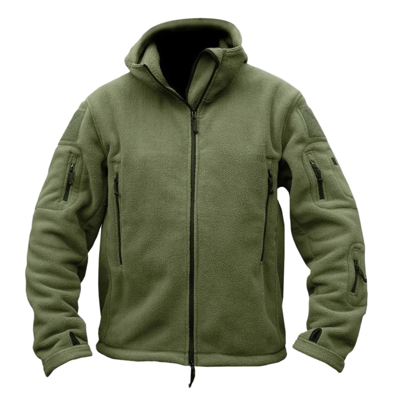 Hunting Hiking US Military Winter Thermal Fleece Tactical Jacket Vintage Outdoors Sports Hooded Coat Militar Outdoor Jackets