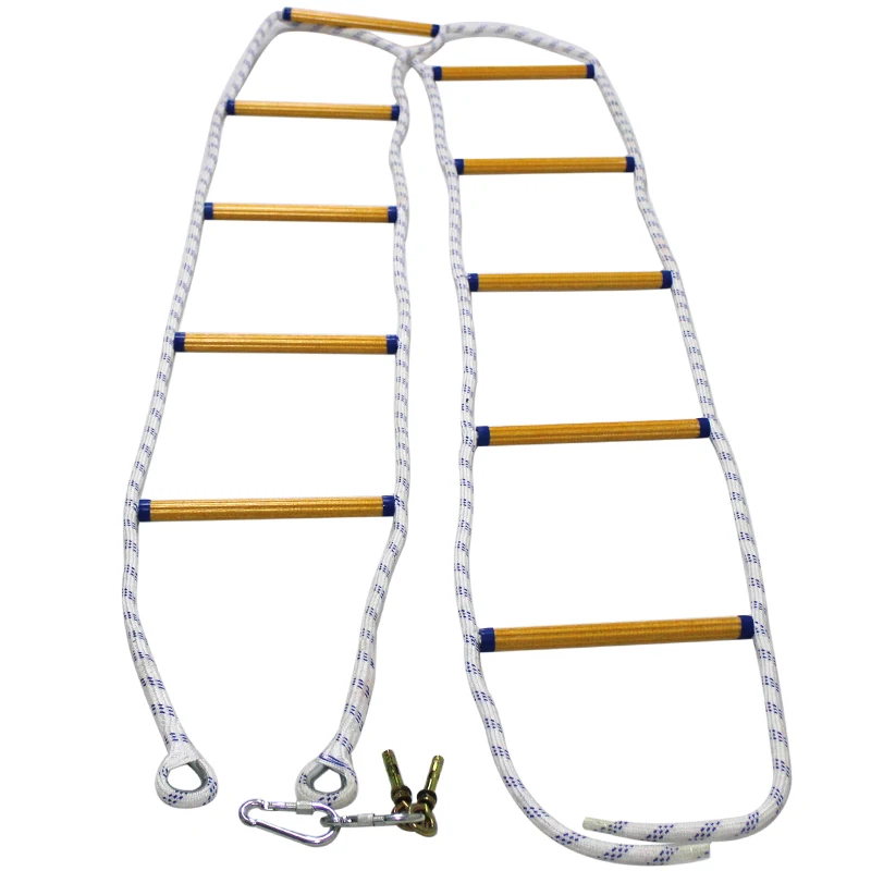 Fire Escape Ladder Folding Emergency Fire Escape Ladder Rescue Rope Ladder