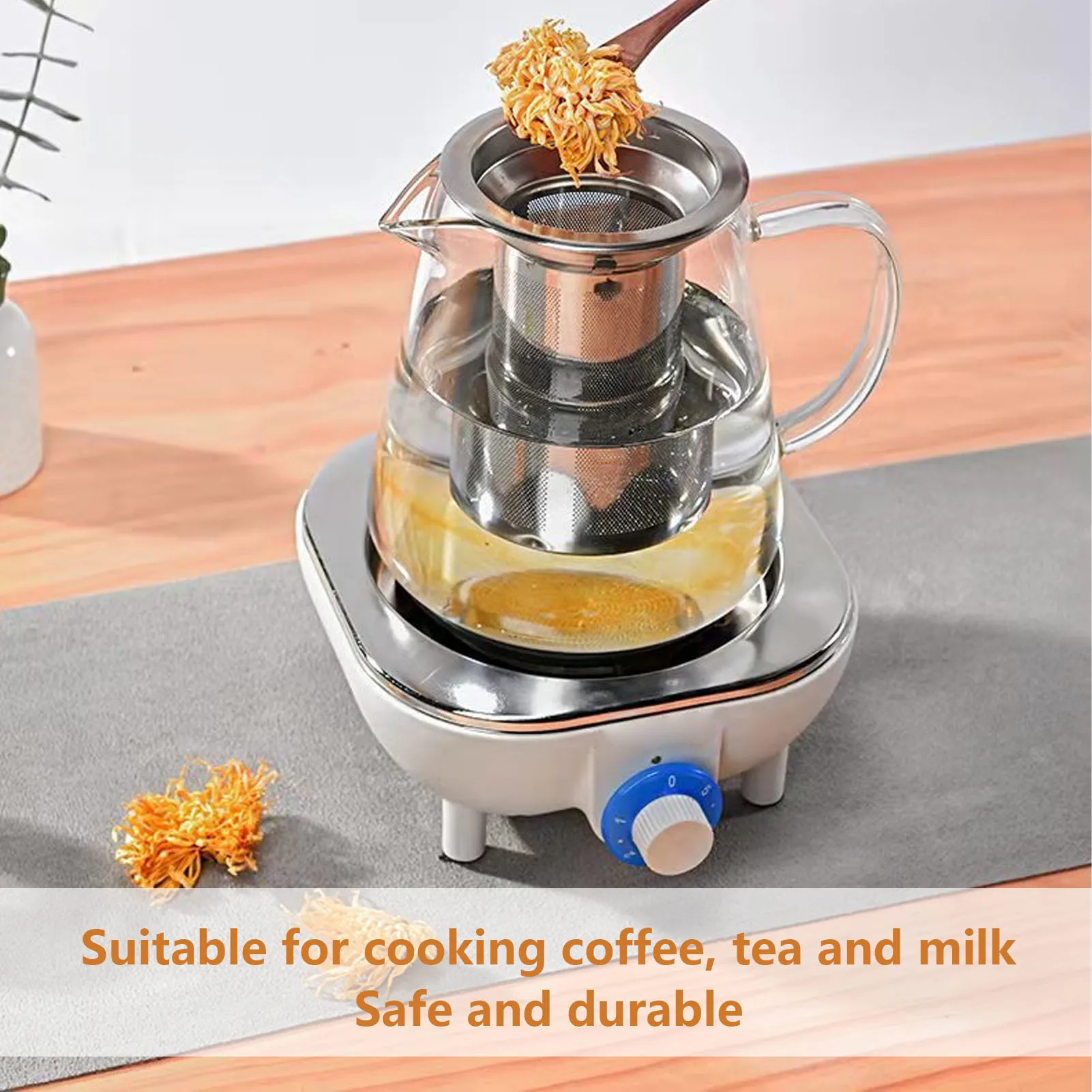 Portable Electric Stove 500W Easy Operation Safe Wide Application Portable Electric Burner