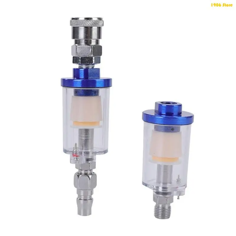 

U1JB Inline Moisture Filter for Compressors Air Dryer and Water Oil Separator with 1/4 Inch NPT for Sprayer Guns and Air Tool