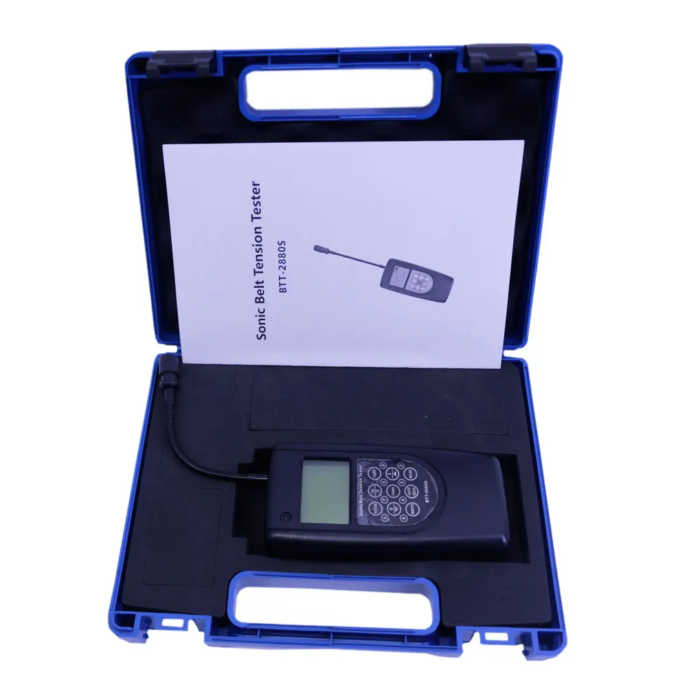 Новый цифровой звуковой тестер натяжения ремня BTT-2880S, диапазон 10-680 Гц, портативный датчик натяжения ремня