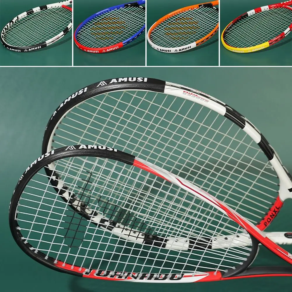 Multicolor Tennis Racket Head Sticker PU Reduce Impact and Friction Frame Protection Tape Sport Supplies Scratch Prevention