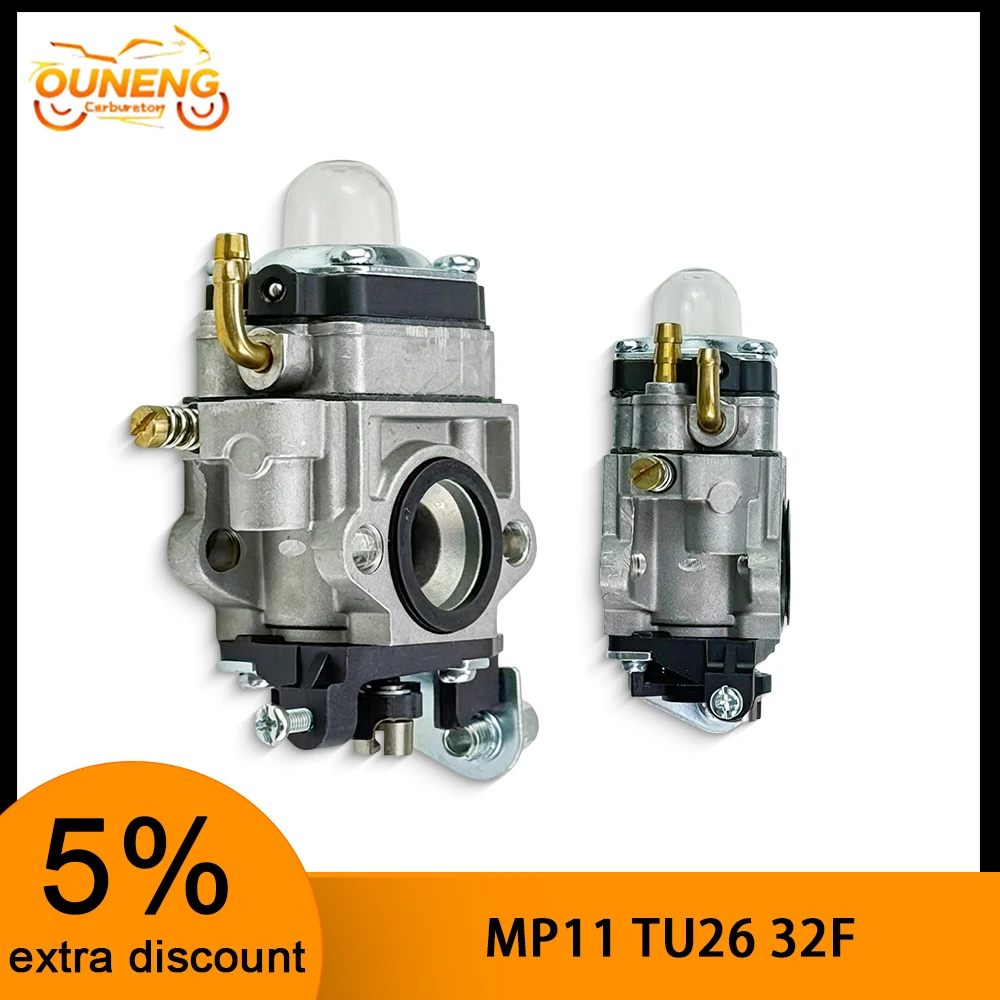 MP11 For Walbro WYJ-138 WYK-186 26cc 33cc TL26 TL23 TU26 49cc 1E32F 1E34F 1E36F 2 Stroke Engine Lawn Mower Carburetor