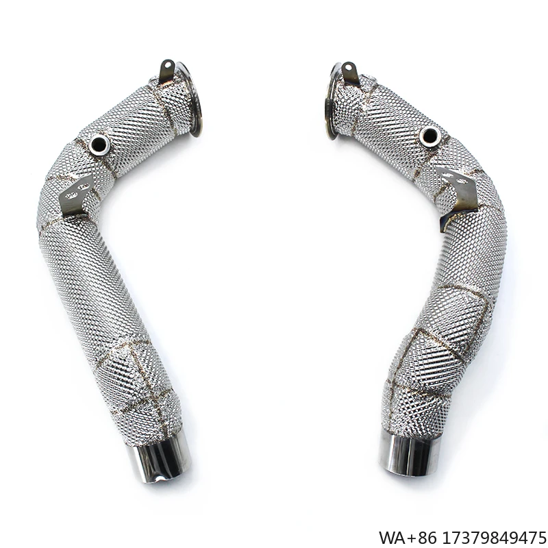 

Yooking Exhaust System for M5/M6 F06/F10/F18 2012-2016 Straight Downpipe Stainless Steel Pipe Muffler Auto Car Parts Escape