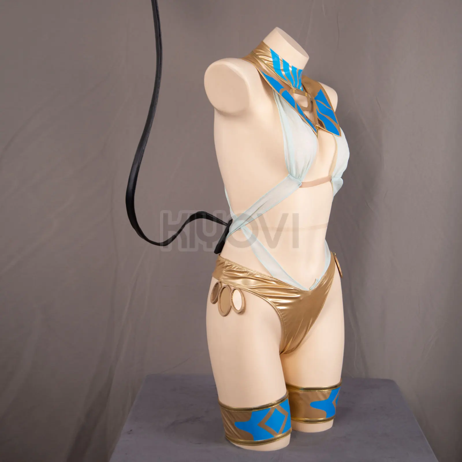 Azur Lane Raffaello Cosplay Outfit Egyptian Themed Costume Full Set Horns Tail Anime Women Cosplay Suit view 4
