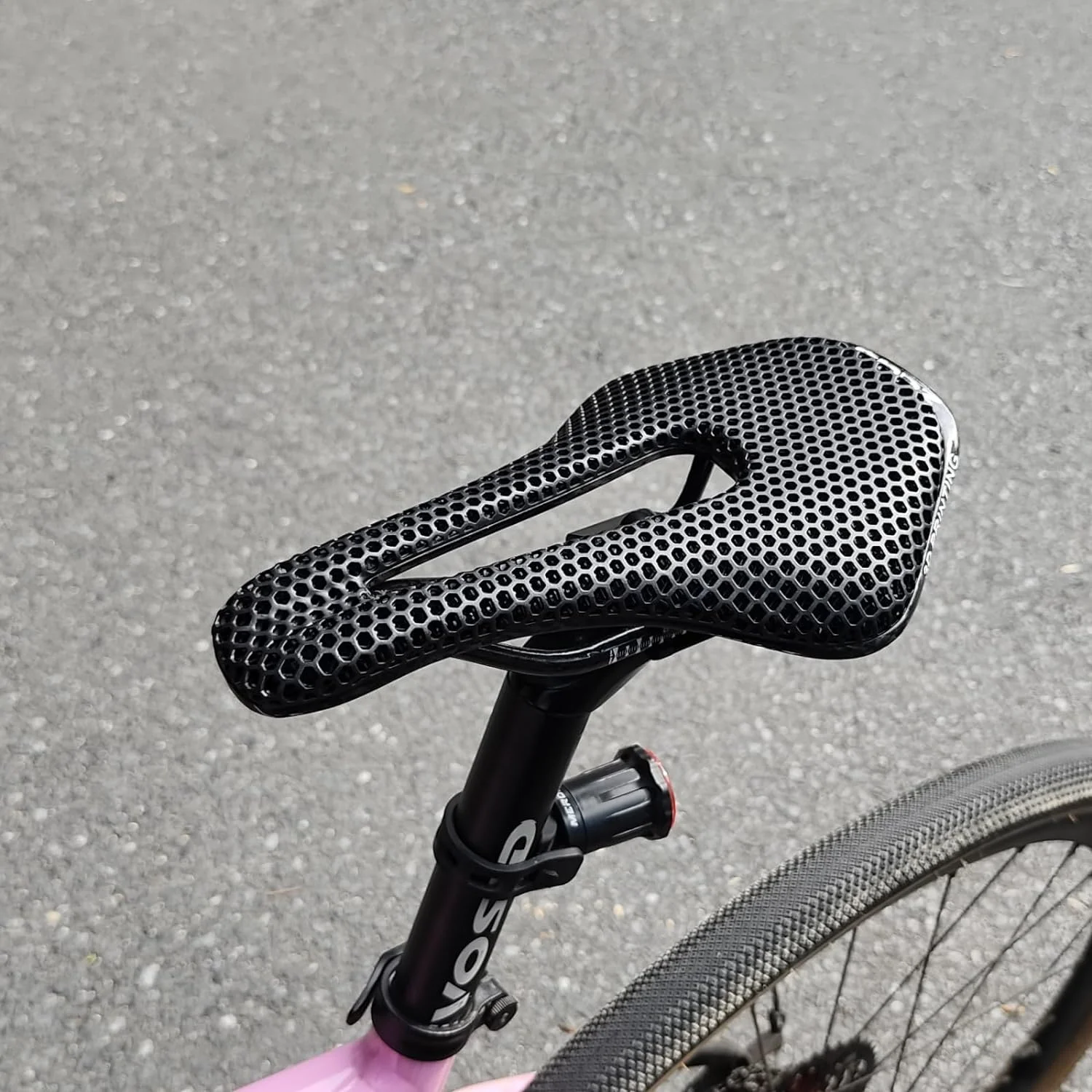 3D Printed Bicycle Saddle Ultralight Carbon Fiber Hollow Comfortable Breathable MTB Gravel Road Bike Cycling Seat Cushion Parts