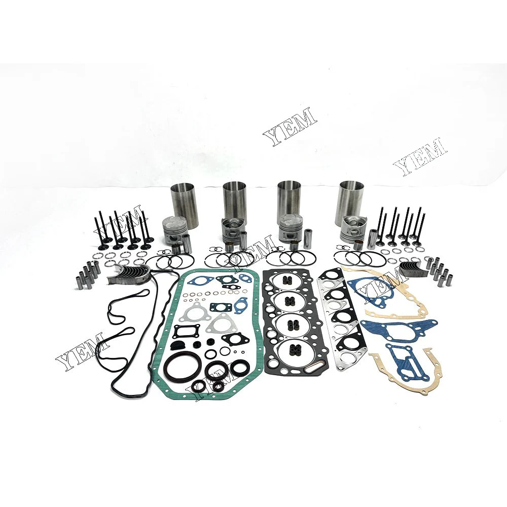 For Mitsubishi Engine Parts 4D56T Overhaul Rebuild Kit With Gasket Set Bearing&Valve Train