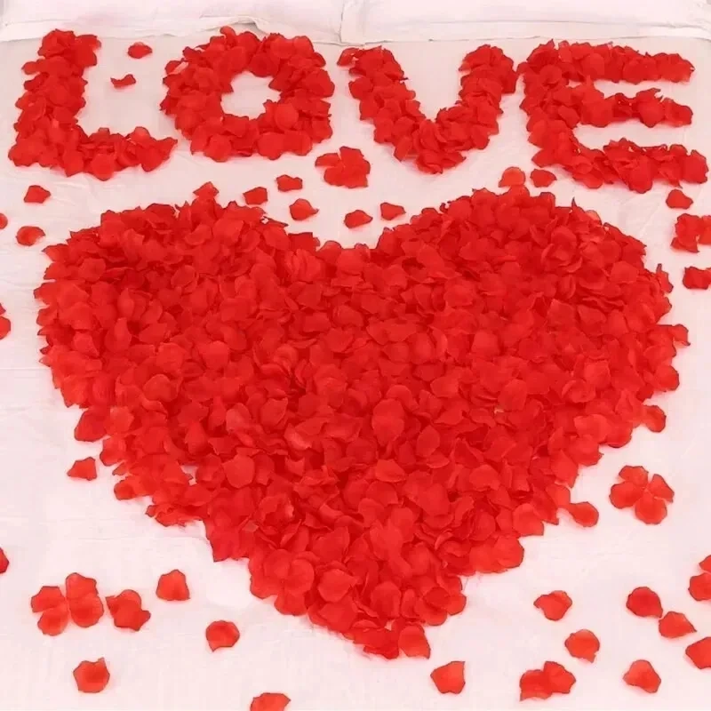 

500-20000Pcs Colorful Artificial Fake Rose Petals Red White Pink Roses Petal Flowers Romantic Wedding Party Valentine Decoration