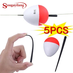 Sougayilang 5Pcs EVA 8 Size Fishing Float High Quality Options Rock Fishing Striking Floats for 1-30g Lure Weight EVA Float