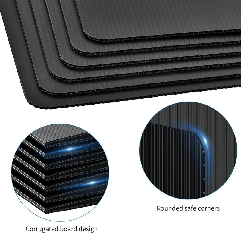 8 فواصل مكتبية فعالة للطلاب، مقسم كاريل دراسة بلاستيكي مقاوم للماء، درع فصول الدراسية سهل التنظيف