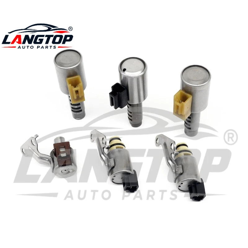LANGTOP Auto Parts for Toyota Daihatsu Vios A4LB1 6pcs U540E U540 Car Automatic Transmission Solenoid Kit Tools Auto Parts