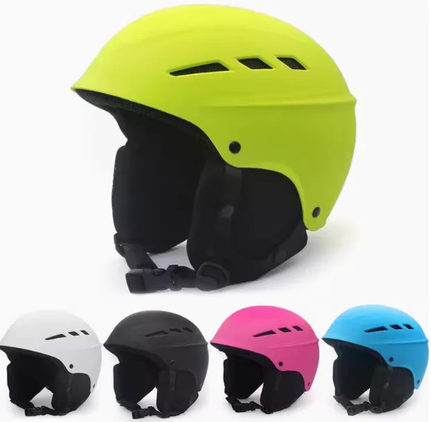 Youth single and double ski warm protective integrated helmet, can be customized