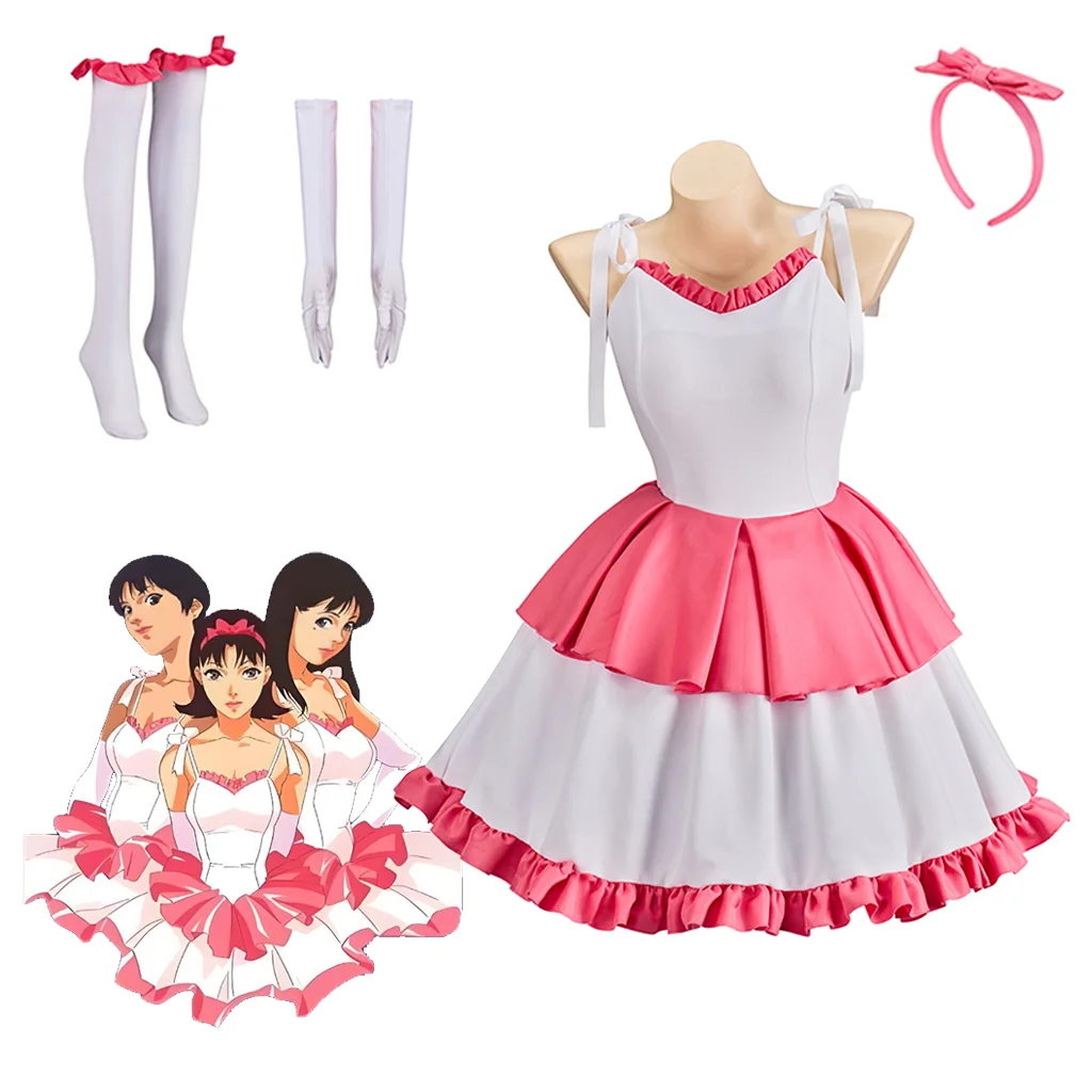 Anime Perfect Blue Cosplay Kirigoe Mima Cosplay Girl Group Performance Costume Women Suspender Dress Halloween Costume