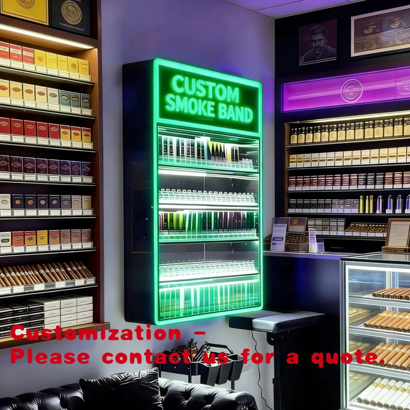 

Customize.Custom Size Tobacco Store Small Combination of Cabinet Hanging Wall - Type Smoke Rack Smoke Cabinet