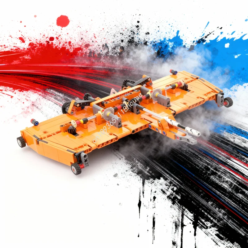 358 elementów MOC Kosiarka Batwing LS Techniczny Model Klocki Konstrukcyjne Architektura DIY Kreatywna Edukacja Prezent na Boże Narodzenie Zabawki z Klocków Pomysł