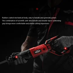 220V Electric Bone Sawing Machine Chain Saw Cutting Tool Household Small Hand-Held Bone Cutter Spare Ribs Frozen Meat Cutting Ma