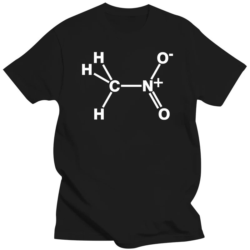 Nitro Nitromethane Molecular Mens Drag Racinger T Shirt