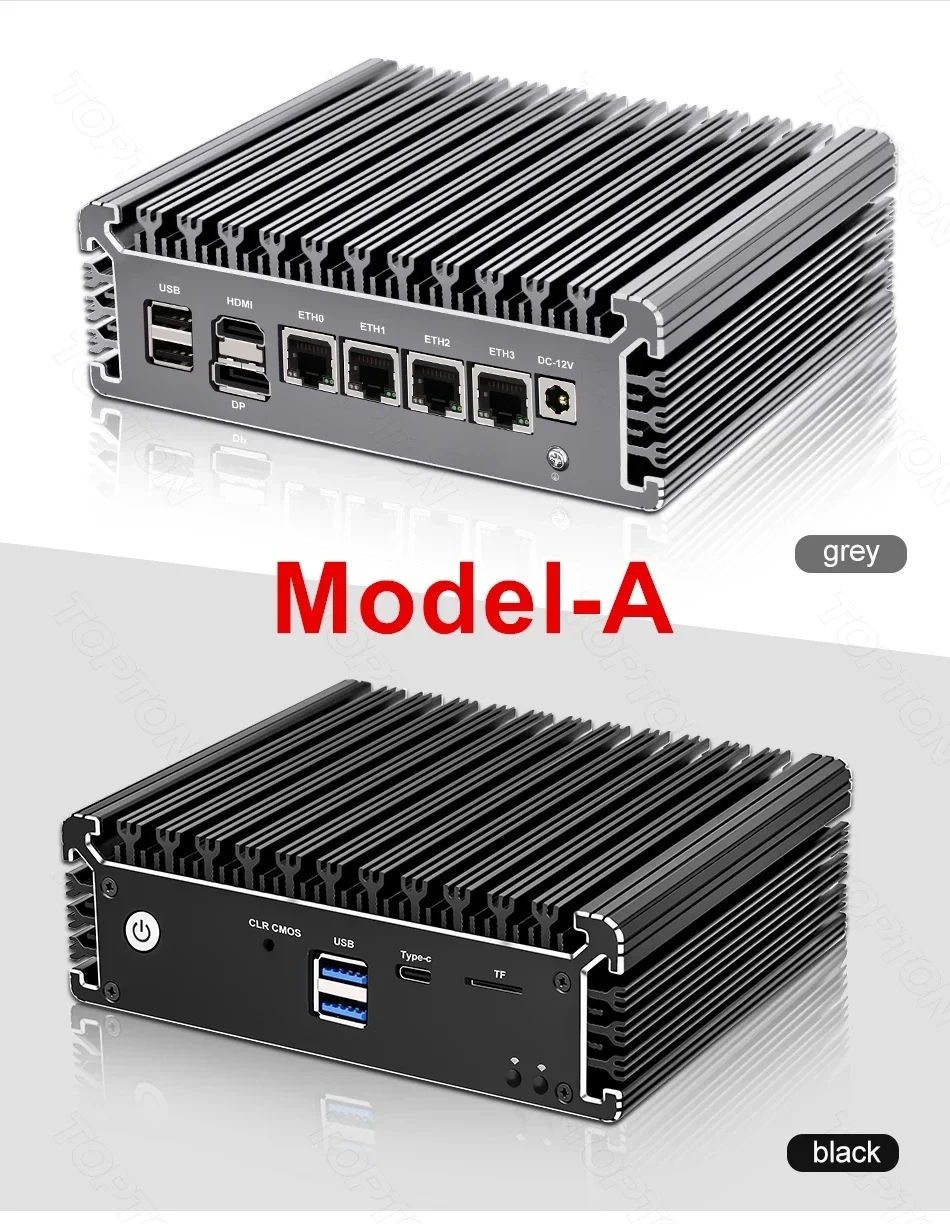 Cwwk 2024 novo 11th pentium n6005 n5105 2.5g roteador macio 4 intel i226 2 * nvme 2 * ddr4 fanless mini pc firewall aparelho servidor vpn