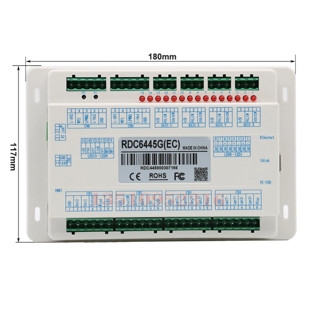 New Ruida Rdc6445g Rdc6445s Laser Engraving And Cutting Machine Co2 Laser Controller Engraving 6445g Control Panel