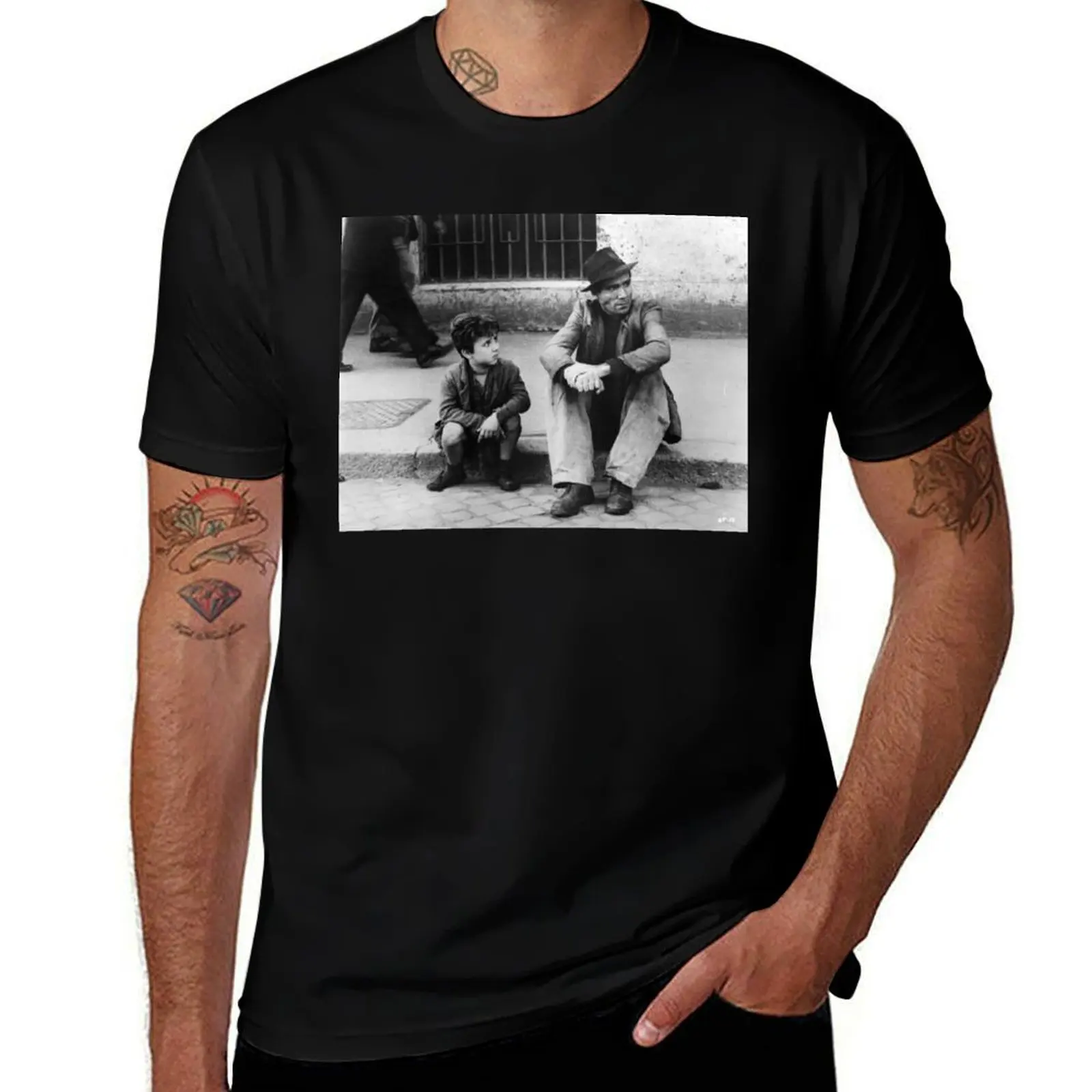 

shirts T-Shirt plain man t pack shirt De t Sica cotton shirt Bicycle Vittorio Thieves t oversize T-Shirt