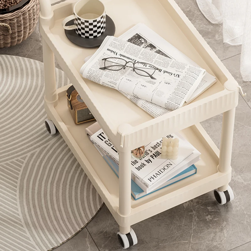 Bookshelf Floor Standing Storage Rack Beauty Salon Mobile Cart With Wheels Bedroom Simple Storage Rack Beauty Salon Furniture