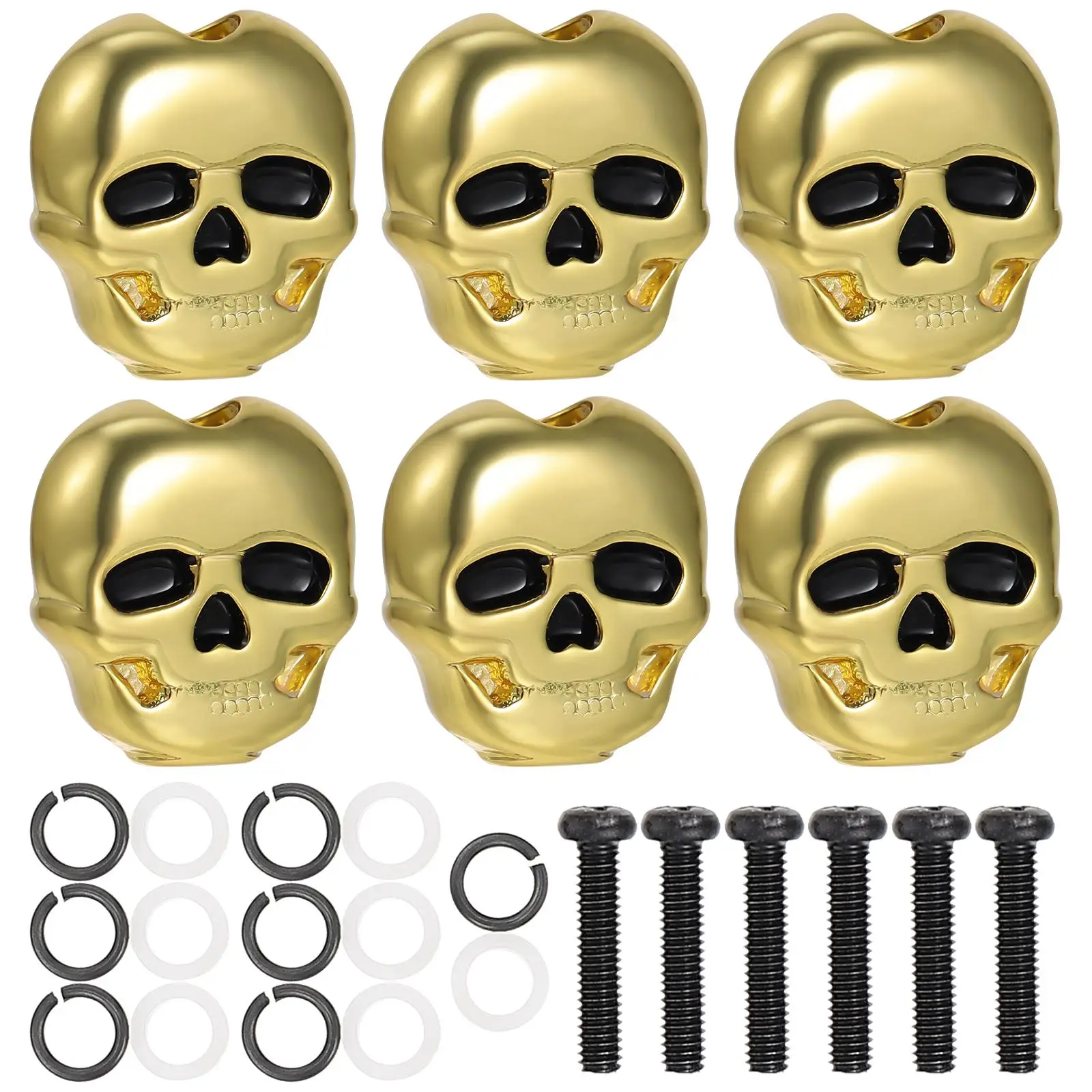 6 Pcs Guitar Tuner Handle Accessories Tuning Peg for Pegs Machine Head Knob High Quality