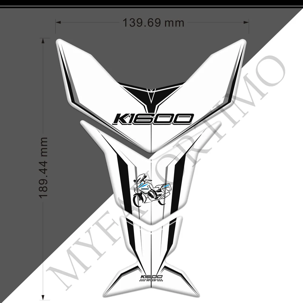 For K1600 B GT GTL  K1600 K1600GT K1600GTL K1600B Motorcycle Tank Pad Fuel Oil Kit Knee Protector Decal Stickers