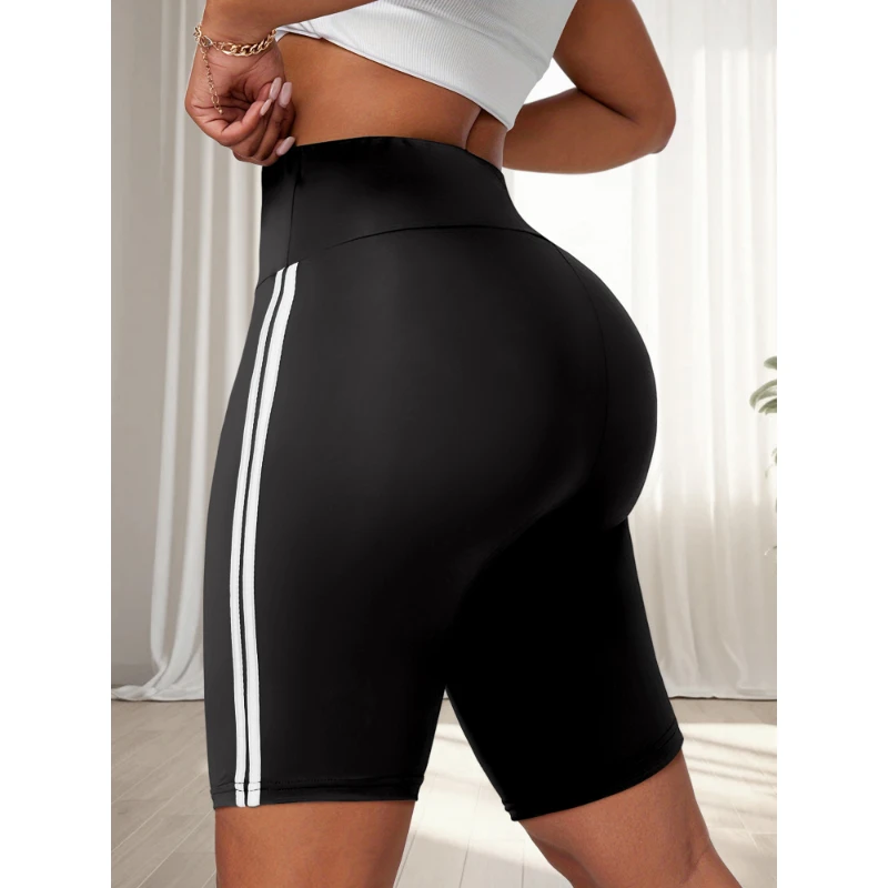 Women's Shorts Summer Trend Essential High Waisted Fitness Shorts Daily Sports Wearable High Stretch Five Pants