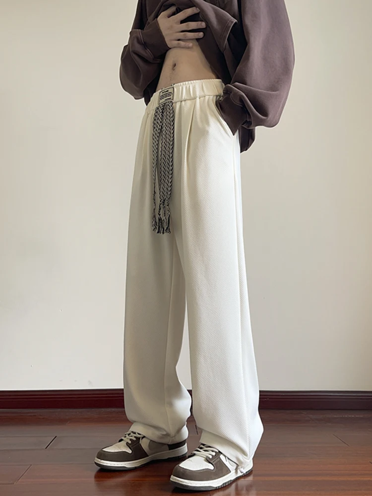 

Мужские повседневные брюки American Sle, весенне-осенние, прямого кроя, новинка 2024 года, универсальные спортивные длинные брюки, спортивные штаны больших размеров