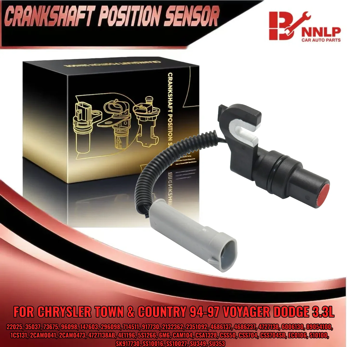 

Camshaft Position Sensor for Chrysler Town & Country Voyager 94-97 Dodge 3.3L 714511 917730 2132362