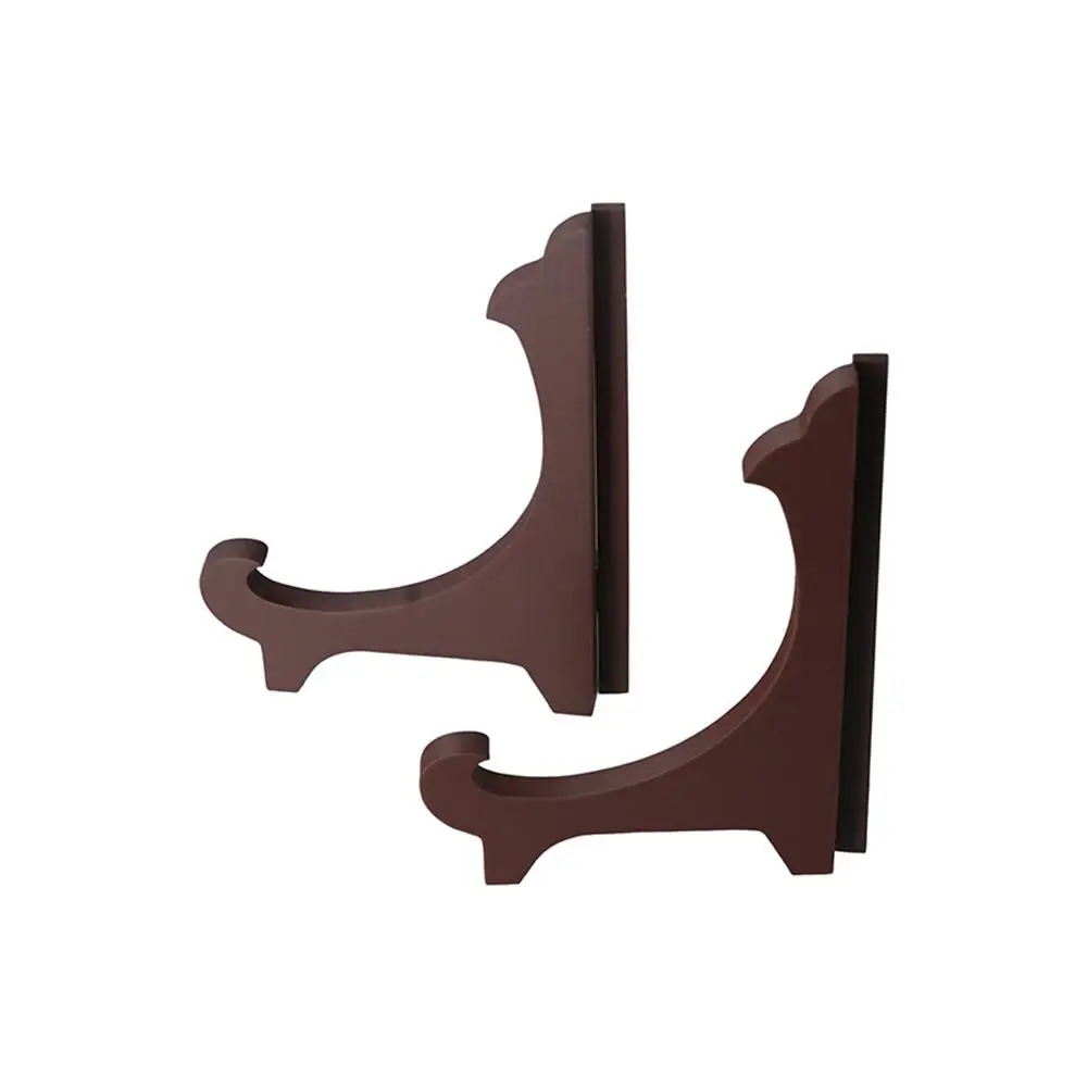 خشبية عالية الجودة الزخرفية طوي تخزين قوس الشاي كعكة طبق الحامل تخزين الرف لوحة رف عرض موقف #2