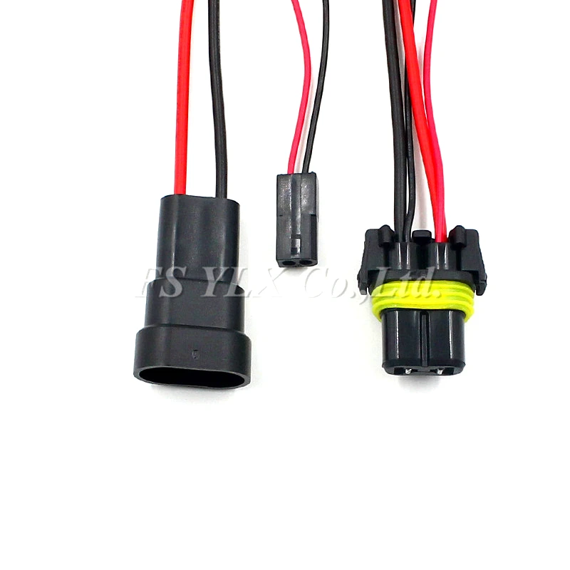 FSYLX 2pc 9005 hb3 9006 hb4 high beam HID Bi-xenon Adapter for the H1 D2S HID Bi-xenon headlight retrofit harness socket cable