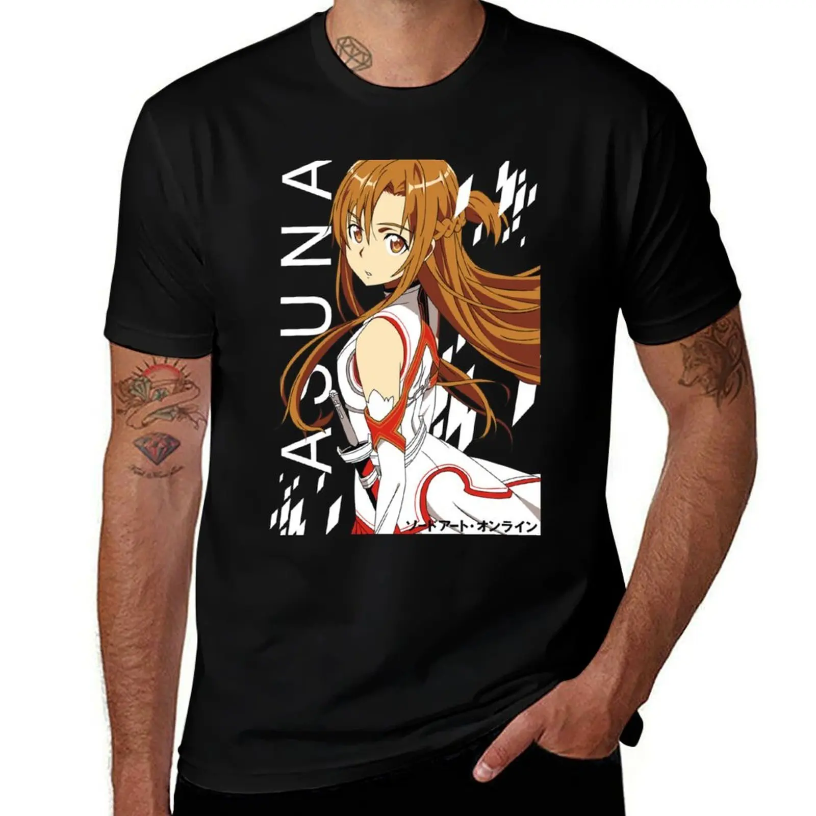 Asuna Yuuki SAO Classic T-Shirt Lightweight Casual Summer T-Shirt