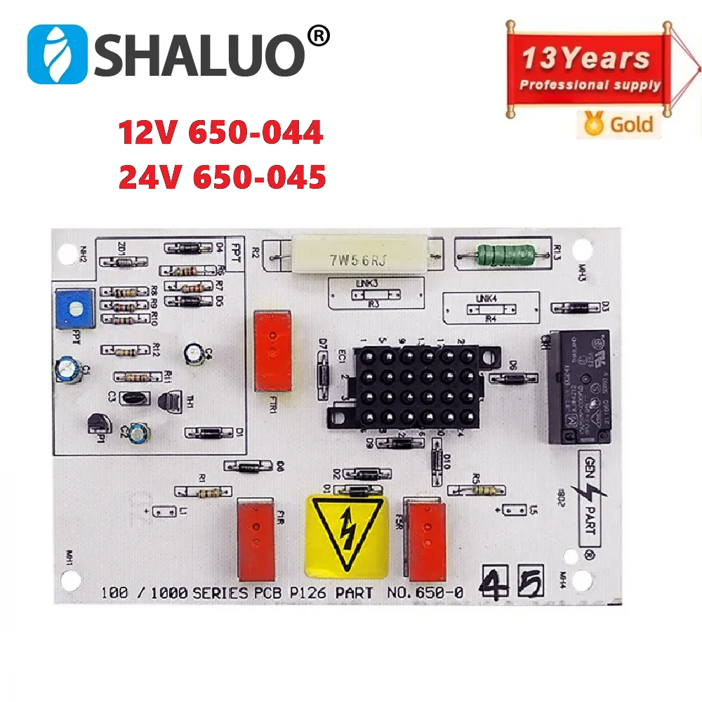 

EIM Plus PCB 12V 650-044 650-045 24V Diesel Engine Interface Speed Control Board Generator Governor Controller Module Two light
