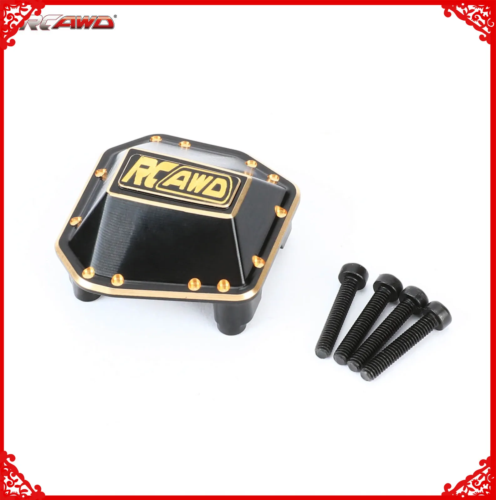 

RCAWD Brass Front and rear axle covers for Axial SCX10 PRO 1/10 Upgrades Parts # AXI232072