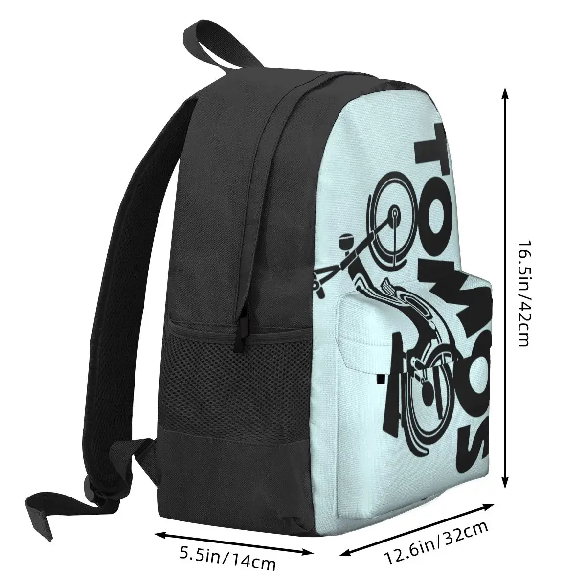 Tomo-mochilas de ciclomotor para niños y niñas, morral escolar de dibujos animados para ordenador portátil, bolso de hombro de gran capacidad