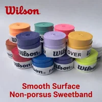 12 Unidades de Overgrip Wilson para Raqueta de Tenis, Banda Absorbente de Sudor, Agarre de PU para Raqueta de Bádminton, Cinta de Agarre para Raqueta de Tenis, Agarre para Raqueta de Pádel